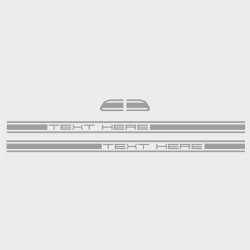 PORSCHE 992 / 991 / 997 / 996 Stripes DECALS (Compatible Product)