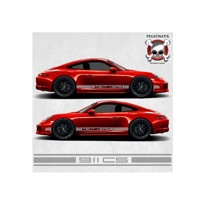 PORSCHE 992 / 991 / 997 / 996 Stripes DECALS (Compatible Product)