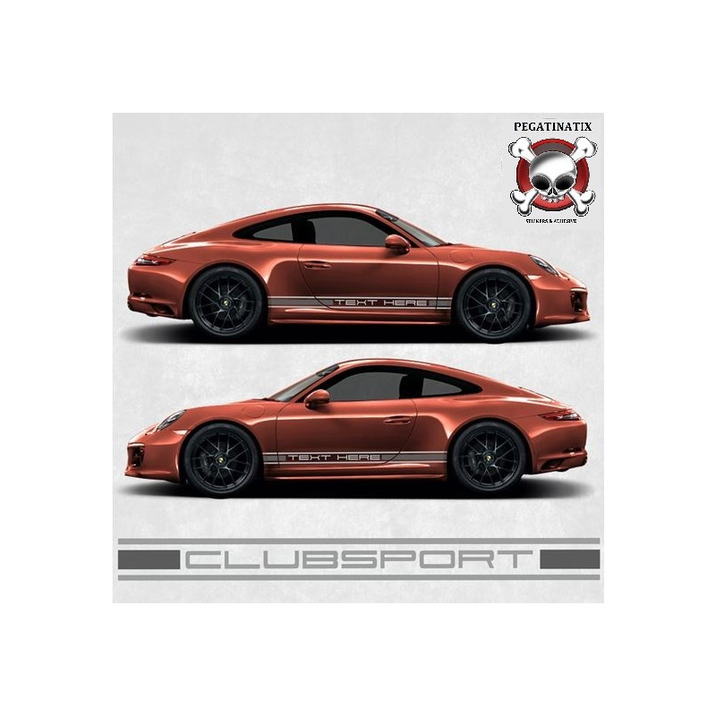 PORSCHE 992 / 991 / 997 / 996 Stripes  ADESIVI (Prodotto compatibile)