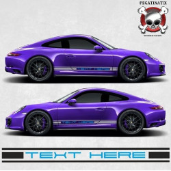 PORSCHE 992 / 991 / 997 / 996 Stripes AUTOCOLLANT (Produit compatible)