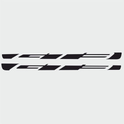 PORSCHE 991 GT3 side Stripes AUTOCOLLANT (Produit compatible)