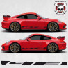 PORSCHE 991 GT3 side Stripes AUTOCOLLANT (Produit compatible)