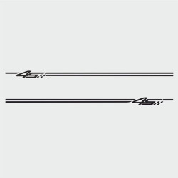 PORSCHE 992 / 991 4S side Stripes AUTOCOLLANT (Produit compatible)