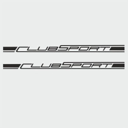 PORSCHE 992 / 991 Clubsport side Stripes ADHESIVOS (Producto compatible)
