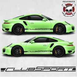 PORSCHE 992 / 991 Clubsport side Stripes ADESIVOS (Produto compatível)