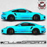 PORSCHE 992 / 991 Clubsport side Stripes AUTOCOLLANT (Produit compatible)