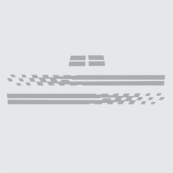 PORSCHE 992 / 991 GTS side Stripes DECALS (Compatible Product)