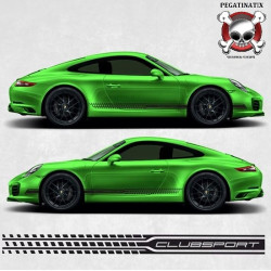 PORSCHE 992 / 991 side Stripes ADESIVI (Prodotto compatibile)