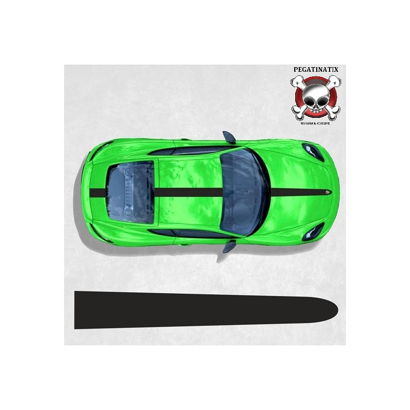 PORSCHE 718 side Stripes DECALS (Compatible Product)