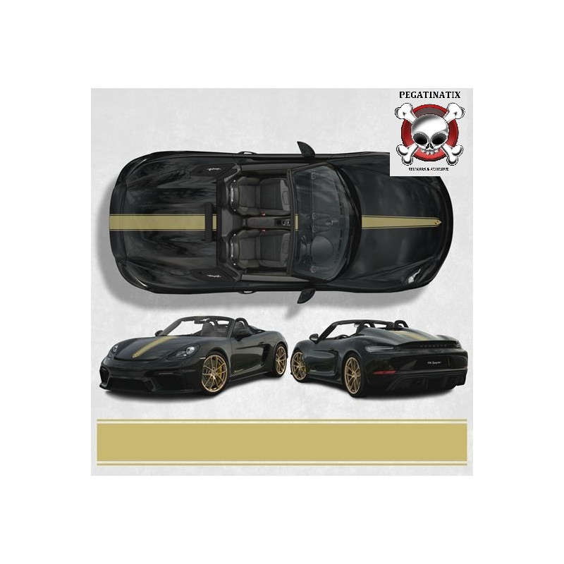 PORSCHE 718 Spyder / Boxster AUTOCOLLANT (Produit compatible)