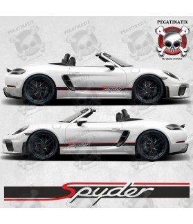 PORSCHE 718 Spyder Rocker Panel Stripes STICKERS (Compatible Product)