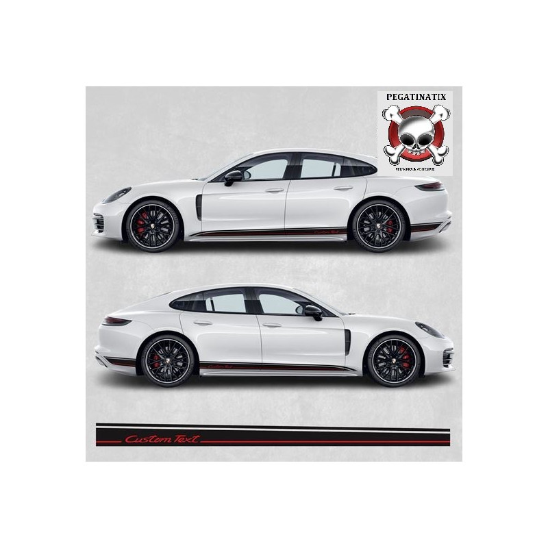 PORSCHE Panamera Stripes AUTOCOLLANT (Produit compatible)