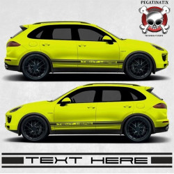 PORSCHE Cayenne side Stripes ADHESIVOS (Producto compatible)