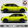 PORSCHE Cayenne side Stripes AUTOCOLLANT (Produit compatible)