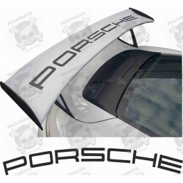PORSCHE 991 GT3 RS rear Wing STICKERS (Compatible Product)