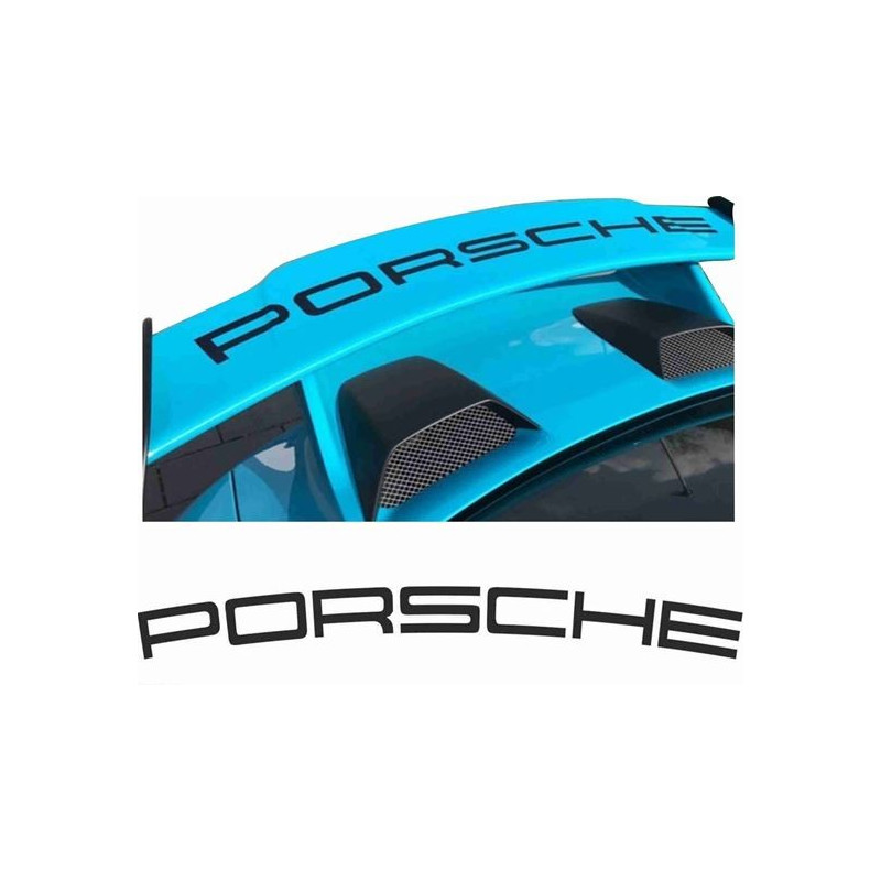 PORSCHE 991 GT3 rear Wing ADESIVI (Prodotto compatibile)