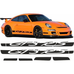 PORSCHE 997 GT3 RS side Stripes AUFKLEBER (Kompatibles Produkt)