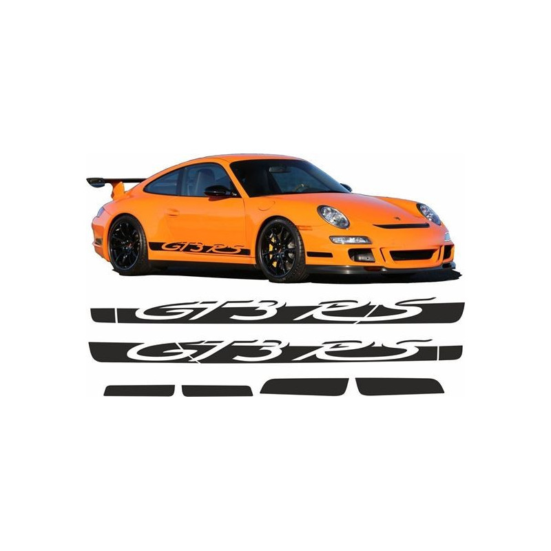 PORSCHE 997 GT3 RS side Stripes ADESIVI (Prodotto compatibile)