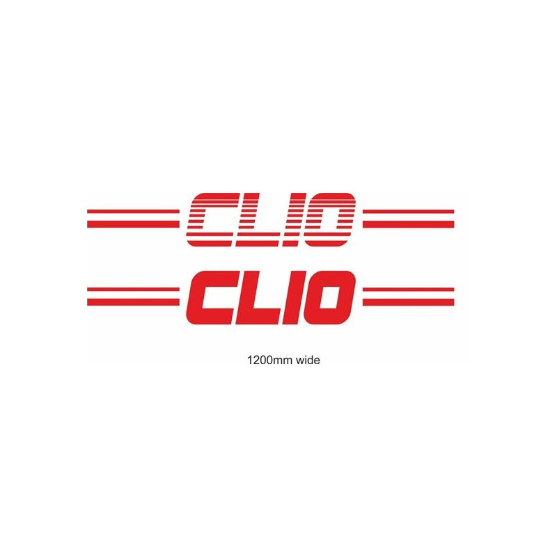 Renault Clio ADESIVOS (Produto compatível)