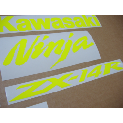 Kawasaki ZX-14R CUSTOM NEON YELLOW AUFKLEBER (Kompatibles Produkt)