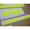 Kawasaki ZX-14R CUSTOM NEON YELLOW ADESIVI (Prodotto compatibile)