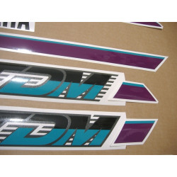 YAMAHA TDM 850 YEAR 1992 silver AUFKLEBER (Kompatibles Produkt)