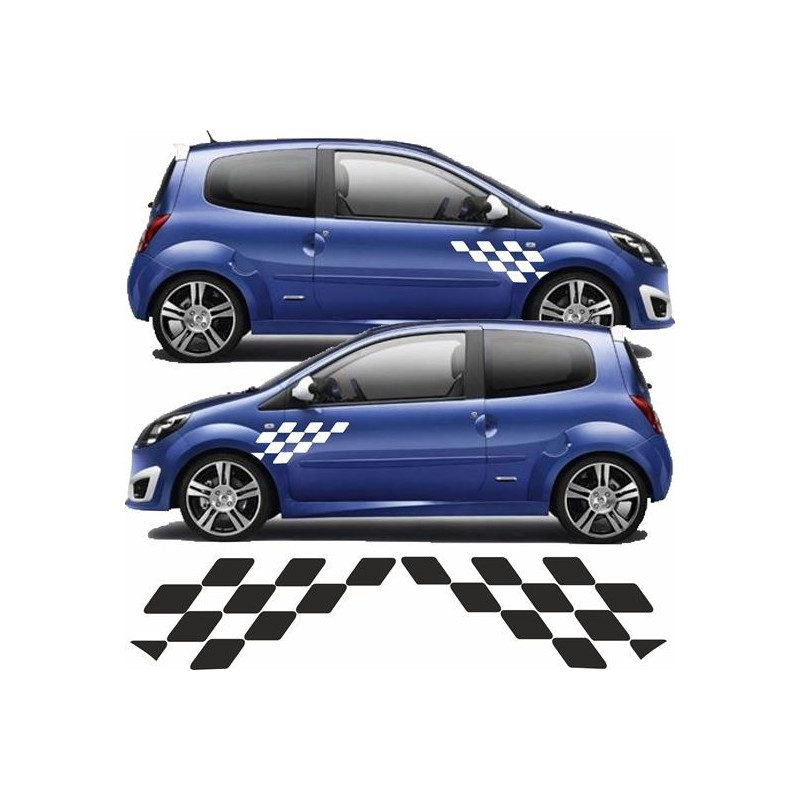 Renault Twingo Sport side Stripes ADESIVI (Prodotto compatibile)