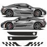 Alfa Romeo 4C 2015 - 17 side Stripes ADHESIVOS (Producto compatible)