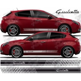 Alfa Romeo Giulietta SIDE Stripes STICKER (Compatible Product)