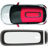 Citroen C3 2016 onwards Roof Stripes AUFKLEBER (Kompatibles Produkt)
