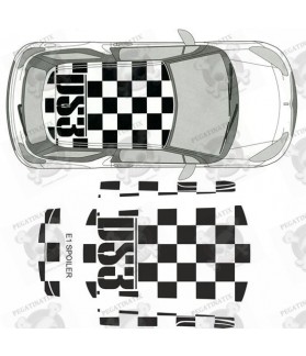 DS3 Chequered roof Stickers (Compatible Product)