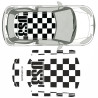 DS3 Chequered roof Stickers (Produto compatível)