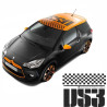 DS3 Racing roof Stickers (Compatible Product)