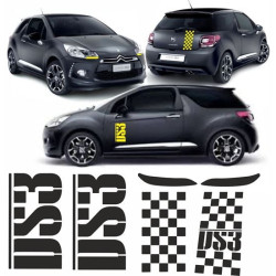DS3 Racing roof AUFKLEBER (Kompatibles Produkt)