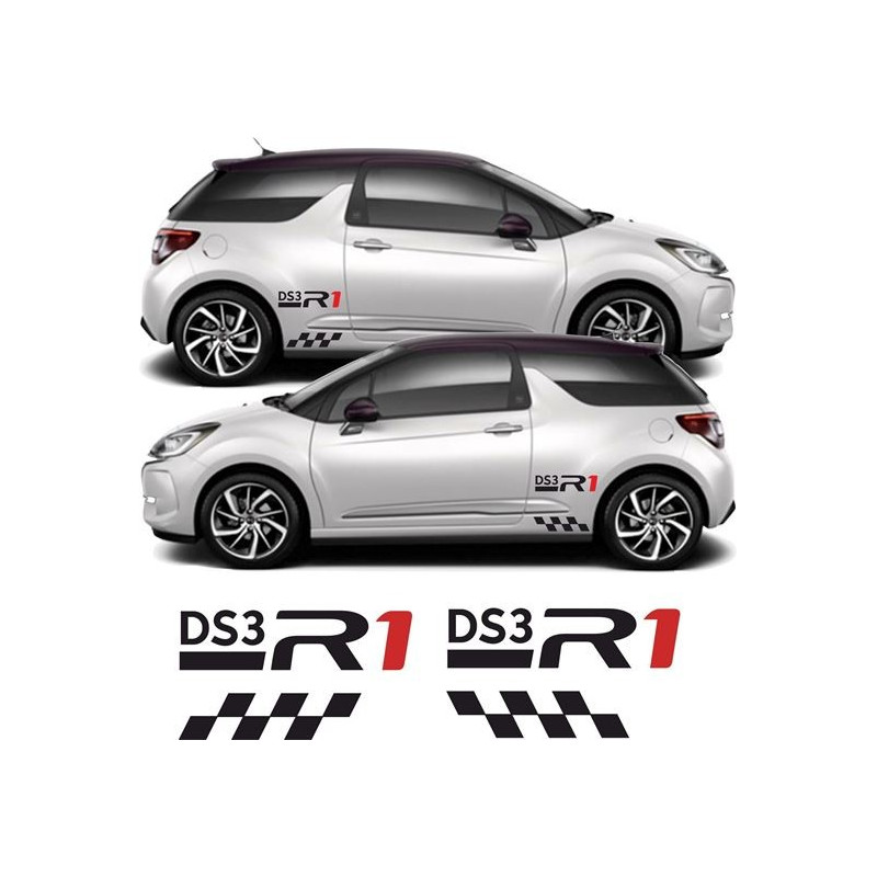 Citroen DS3 R1 Side Stickers (Compatible Product)