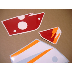 SUZUKI GSX-R 600 1992- red-white VERSION DECALS SET (Produit compatible)
