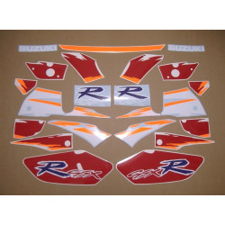 SUZUKI GSX-R 600 1992- red-white VERSION DECALS SET (Prodotto compatibile)