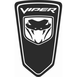 Dodge Viper 2003 - 2011 hood Stickers (Compatible Product)
