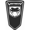 Dodge Viper 2003 - 2011 hood Stickers (Compatible Product)