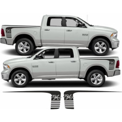 Dodge RAM side Stripes Stickers (Compatible Product)