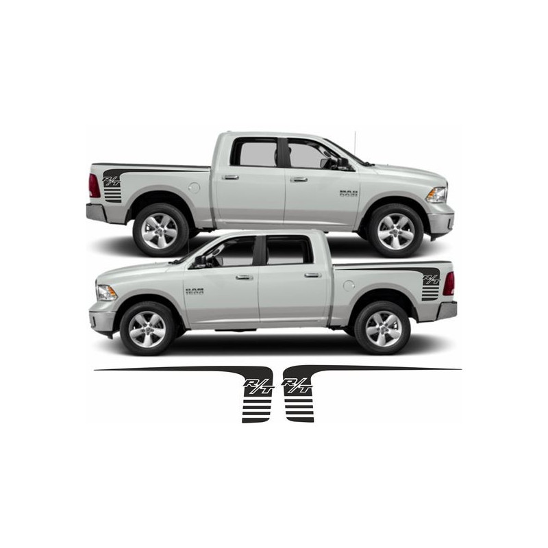Dodge RAM side Stripes AUFKLEBER (Kompatibles Produkt)