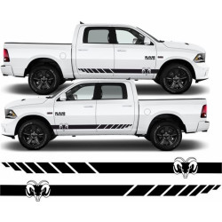 Dodge RAM 1500 side Stripes ADESIVI (Prodotto compatibile)
