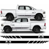 Dodge RAM 1500 side Stripes autocollant  (Produit compatible)