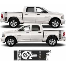 Dodge Punisher side Stripes ADESIVI (Prodotto compatibile)