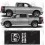 Dodge RAM 1500 side Stripes Stickers (Compatible Product)