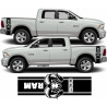 Dodge RAM 1500 side Stripes Stickers (Produto compatível)