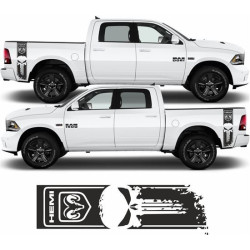 Dodge RAM 1500 side Stripes ADESIVI (Prodotto compatibile)
