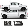 Dodge RAM 1500 side Stripes Stickers (Produto compatível)