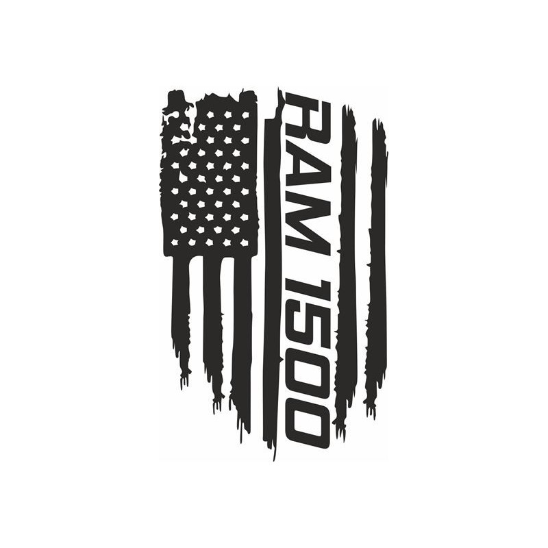 Dodge RAM 1500 side Stripes AUFKLEBER (Kompatibles Produkt)