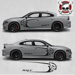 Dodge Charger SRT Hellcat Stickers (Produto compatível)